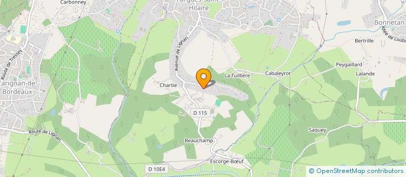 localisation de l'entreprise SCI CHATEAU LA TOUR DE FARGUES  FARGUES-SAINT-HILAIRE