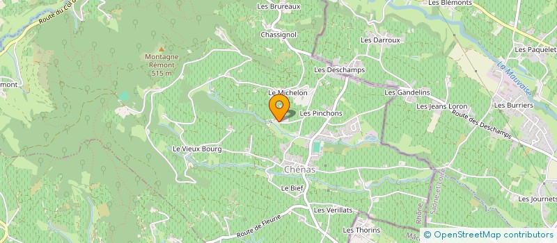 localisation de l'entreprise SCI CHATEAU LAMBERT DE LACOUR  CHENAS