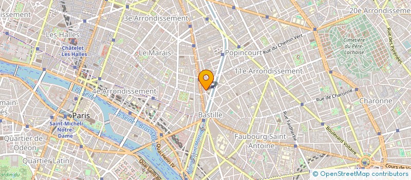 localisation de l'entreprise SCI CHATEAU LANDON 60  PARIS