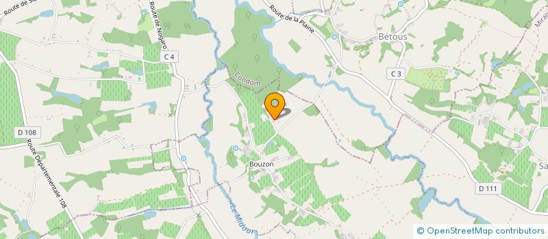 localisation de l'entreprise SCI CHATEAU LASSALLE  AIGNAN