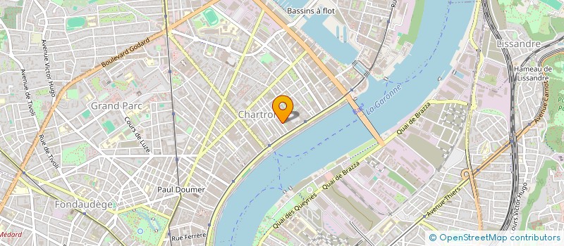 localisation de l'entreprise SCI CHATEAU LE MAGNE  BORDEAUX