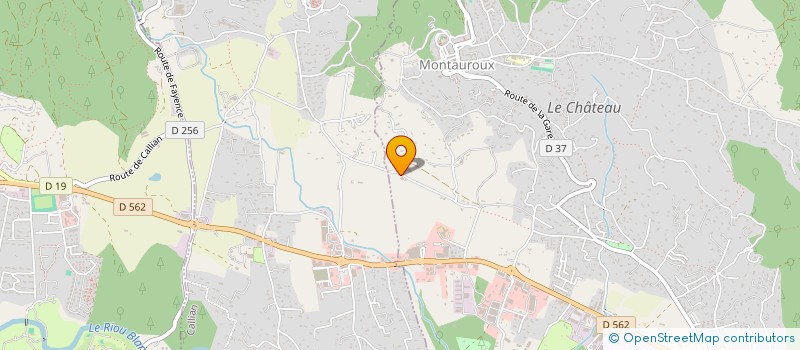 localisation de l'entreprise SCI CHATEAU LES GIMBRETTES  MONTAUROUX