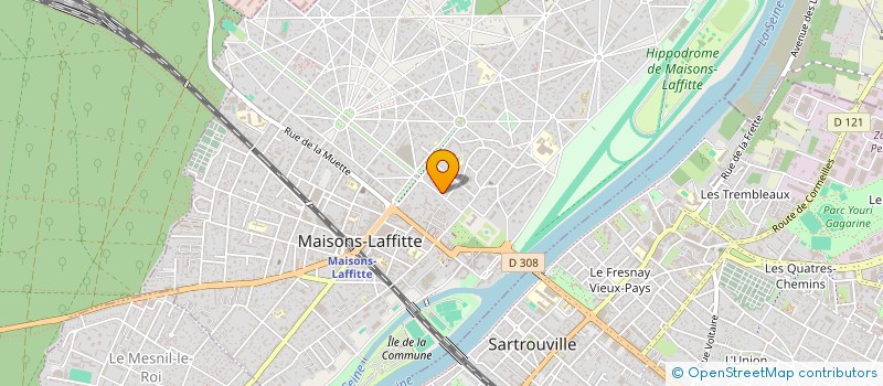localisation de l'entreprise SCI CHATEAU MAISONS LAFFITTE à MAISONS-LAFFITTE