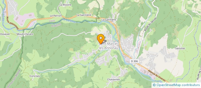 localisation de l'entreprise SCI CHATEAU MARTIN  ANNONAY