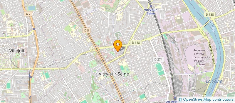 localisation de l'entreprise SCI CHATEAU MONTBELLO  VITRY-SUR-SEINE