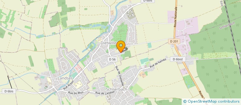 localisation de l'entreprise SCI CHATEAU OUVRARD  ZIMMERSHEIM