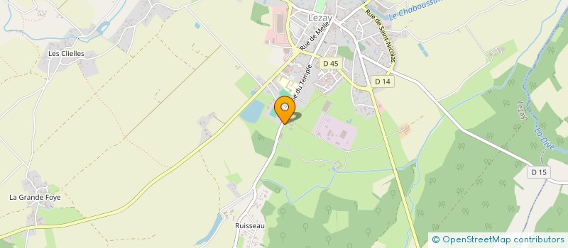 localisation de l'entreprise SCI CHATEAU RENARD  LEZAY