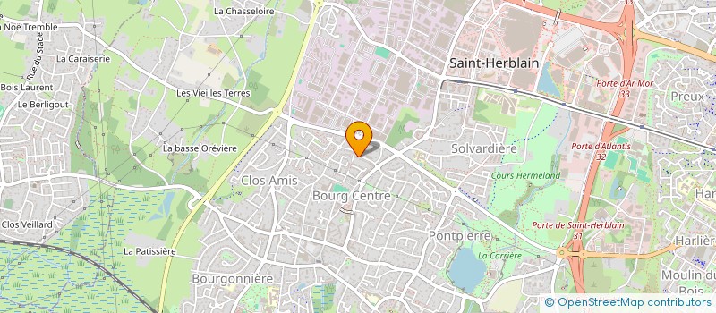 localisation de l'entreprise SCI CHATEAU ROBIN  SAINT-HERBLAIN