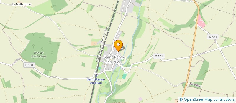 localisation de l'entreprise SCI CHATEAU ROUGE DE SAINT REMY  SAINT-REMY-EN-L'EAU