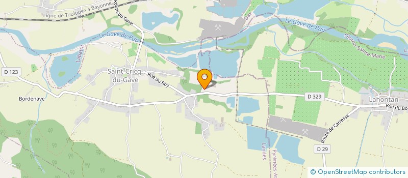 localisation de l'entreprise SCI CHATEAU SAINT CRICQ  SAINT-CRICQ-DU-GAVE