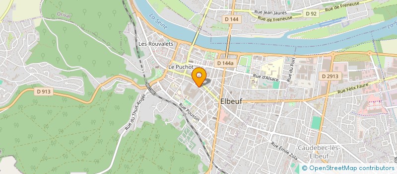 localisation de l'entreprise SCI CHATEAU SAINT MARTIN  ELBEUF