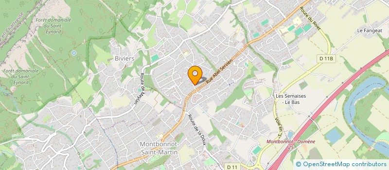 localisation de l'entreprise SCI CHATEAU SERVIANTIN  BIVIERS