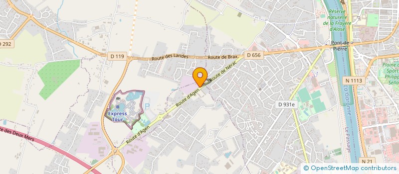 localisation de l'entreprise SCI CHATEAU ST MARCEL  ESTILLAC