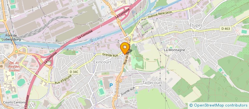localisation de l'entreprise SCI CHATEAU SUR LE MONT à EXINCOURT
