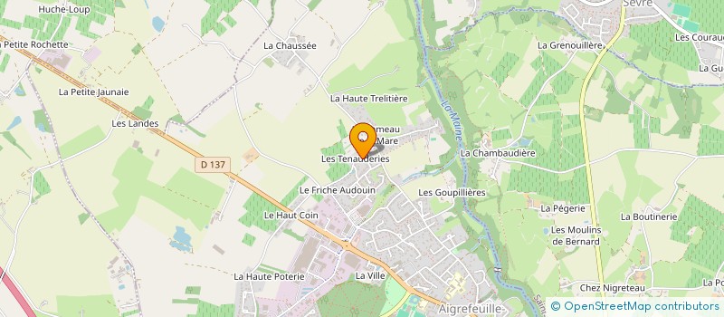 localisation de l'entreprise SCI CHATEAU-THEBAUD SINGAPOUR  AIGREFEUILLE-SUR-MAINE