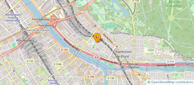 localisation de l'entreprise SCI CHATEAU VALMY  CHARENTON-LE-PONT