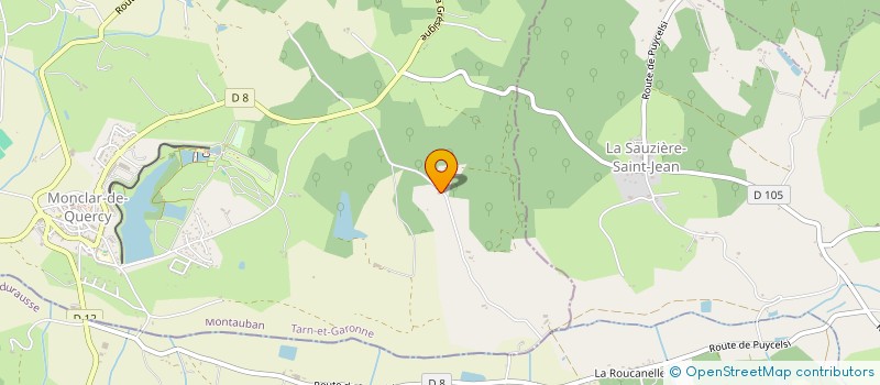 localisation de l'entreprise SCI CHATEAU VICOMTAL  MONCLAR-DE-QUERCY