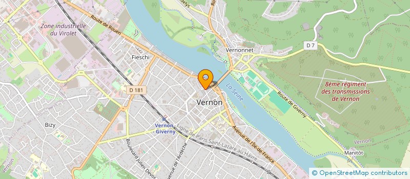 localisation de l'entreprise SCI CHATEAU VIEUX  VERNON