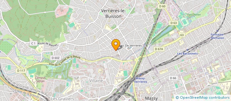 localisation de l'entreprise SCI CHATEAUBOURG VERNEUIL à VERRIERES-LE-BUISSON