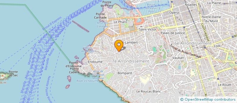 localisation de l'entreprise SCI CHATEAUBRIAND à MARSEILLE