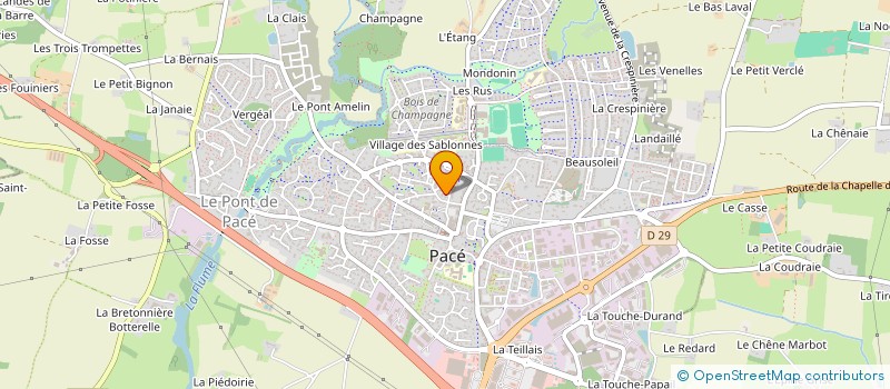 localisation de l'entreprise SCI CHATEAUBRIAND à PACE