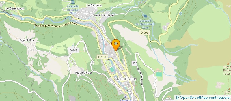 localisation de l'entreprise SCI CHATEAUBRIAND  MONT-DORE