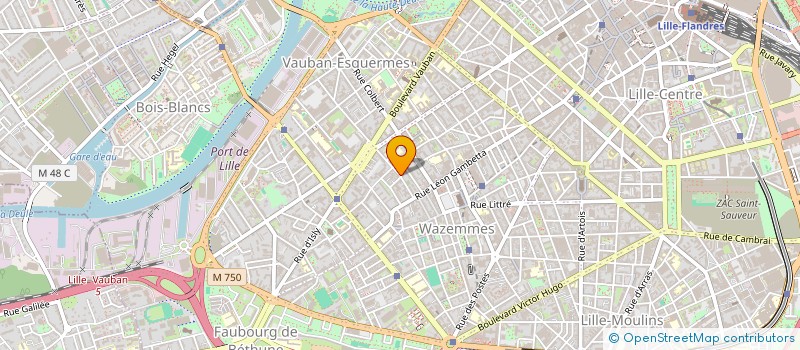 localisation de l'entreprise SCI CHATEAUBRIAND à LILLE