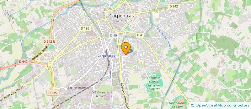 localisation de l'entreprise SCI CHATEAUBRIAND à CARPENTRAS