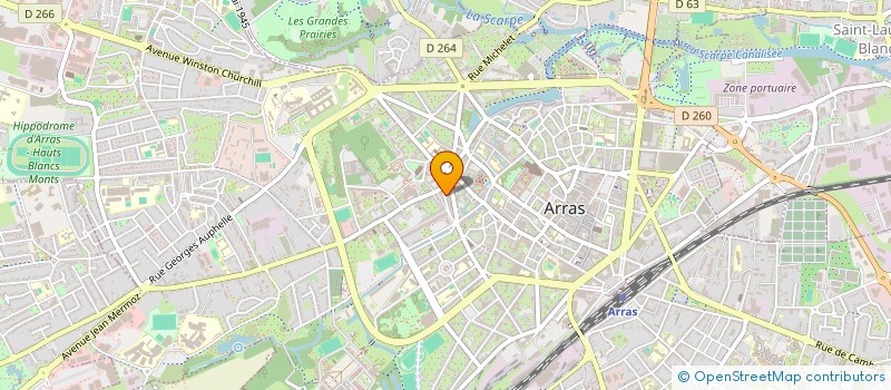localisation de l'entreprise SCI CHATEAUDUN à ARRAS