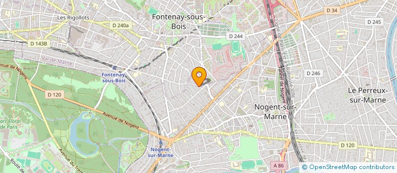 localisation de l'entreprise SCI CHATEAUDUN  NOGENT-SUR-MARNE