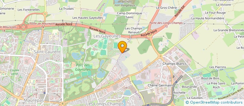 localisation de l'entreprise SCI CHATEAUDUN DE SIRAP  CESSON-SEVIGNE