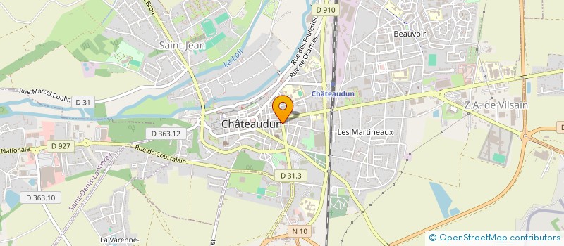 localisation de l'entreprise SCI CHATEAUDUN INVESTISSEMENT à CHATEAUDUN