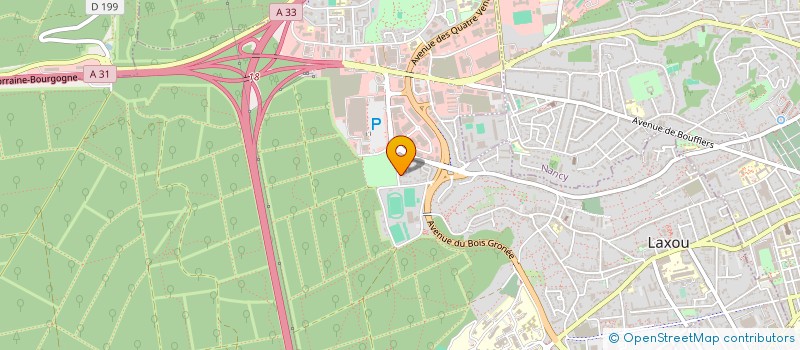 localisation de l'entreprise SCI CHATEAUMORAND  LAXOU