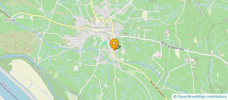 localisation de l'entreprise SCI CHATEAUNEUF  CHATEAUNEUF-DU-PAPE