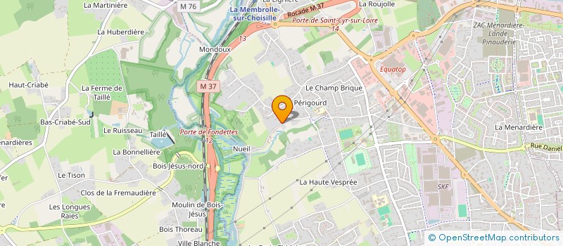localisation de l'entreprise SCI CHATEAUNEUF DU CHANGE à SAINT-CYR-SUR-LOIRE