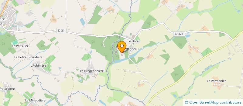 localisation de l'entreprise SCI CHATEAUPANNE  MAUGES-SUR-LOIRE