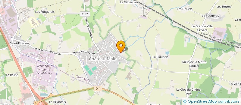 localisation de l'entreprise SCI CHATEAUPHILO  SAINT-MALO