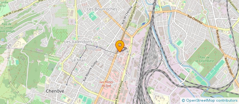 localisation de l'entreprise SCI CHATEAURENARD à CHENOVE