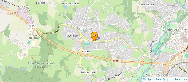 localisation de l'entreprise SCI CHATEAUROUX à LIMOGES