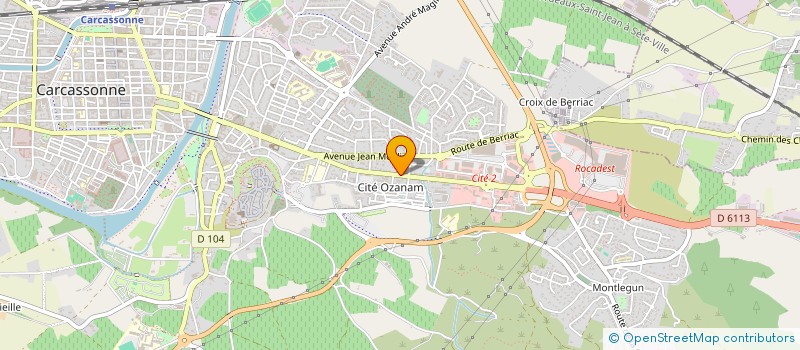 localisation de l'entreprise SCI CHATEAUVERT à CARCASSONNE
