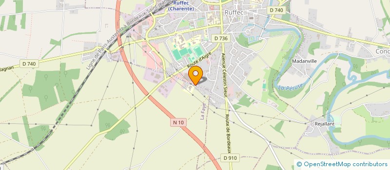 localisation de l'entreprise SCI CHATEL  RUFFEC