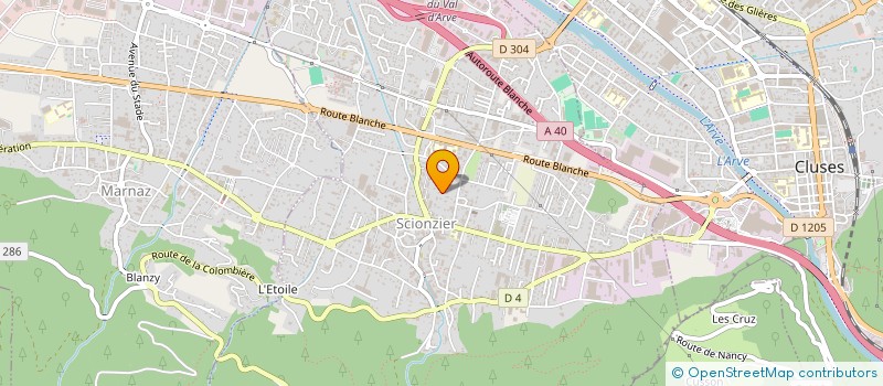 localisation de l'entreprise SCI CHATEL à SCIONZIER