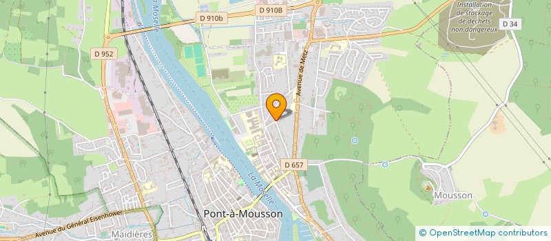 localisation de l'entreprise SCI CHATEL  PONT-A-MOUSSON