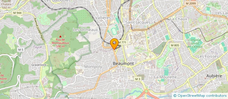 localisation de l'entreprise SCI CHATEL  BEAUMONT