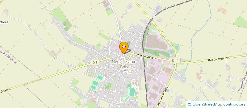 localisation de l'entreprise SCI CHATELAIN FRERES à NEUVILLE-AUX-BOIS