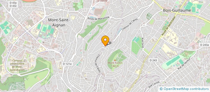 localisation de l'entreprise SCI CHATELET  BOIS-GUILLAUME