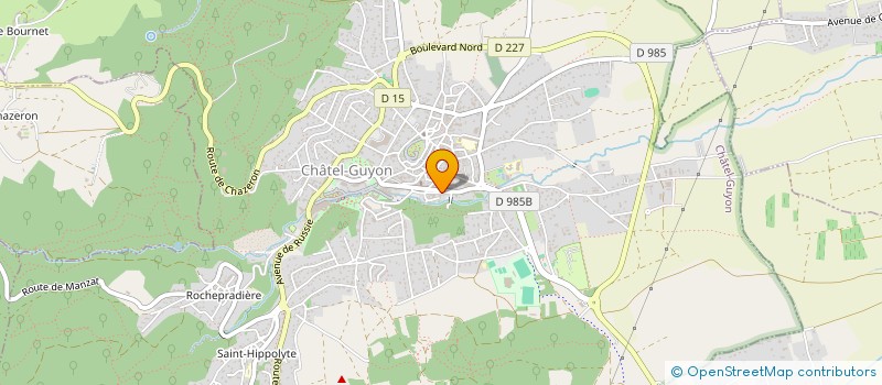 localisation de l'entreprise SCI CHATELGUYONNAISE  CHATEL-GUYON