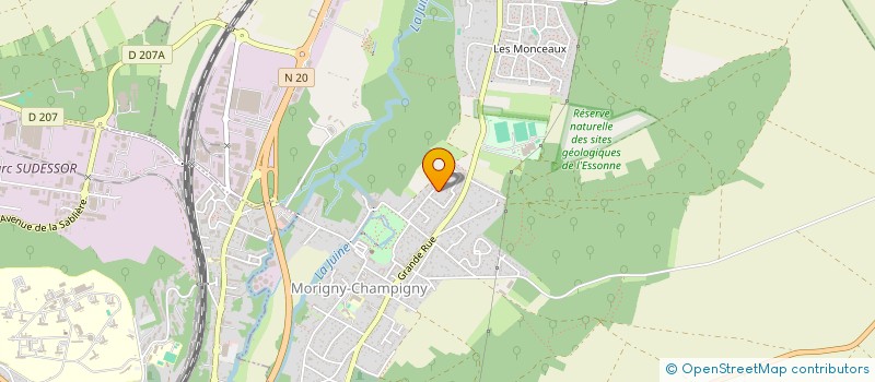 localisation de l'entreprise SCI CHATELLAIN  ORMOY-LA-RIVIERE