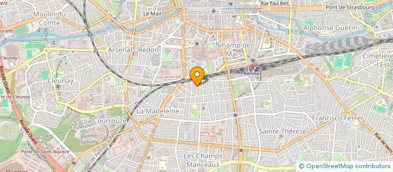 localisation de l'entreprise SCI CHATELLIER  RENNES