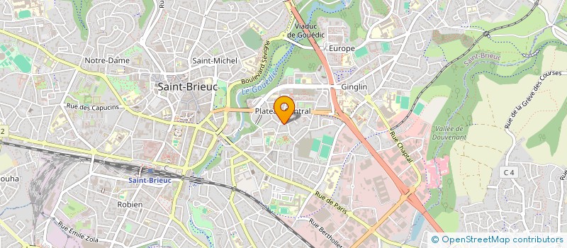 localisation de l'entreprise SCI CHATELOC à SAINT-BRIEUC